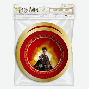 Набор одноразовых тарелок ND Play Harry Potter, 6х18 см