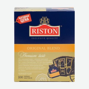 Чай чёрный байховый  Original blend , Riston, 100 пакетиков