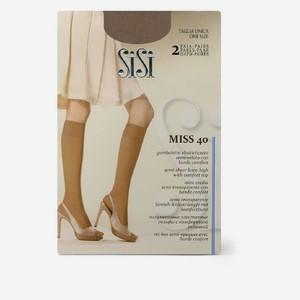 Гольфы женские SiSi Miss 40 den Miele р. универсальный, 2 пары