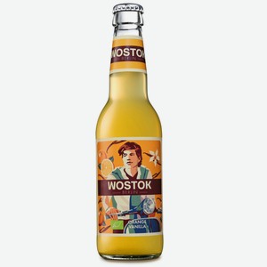 Напиток Wostok газированный апельсин-ваниль, 330мл x 12 шт Германия