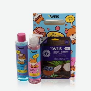 Женский Подарочный набор WEIS ( гель для умывания 250мл + мицеллярная вода   очищение + увлажнение   250мл + маска для лица )