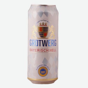 Пиво Гротверг Байриш Хель 0.5л