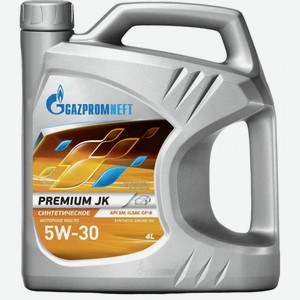 Масло моторное Gazpromneft Premium JK 5W-30, 4 л