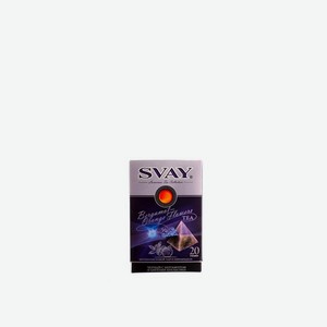 Чай Svay черный с бергамотом и цветами апельсина 20 пакетиков 0.036кг