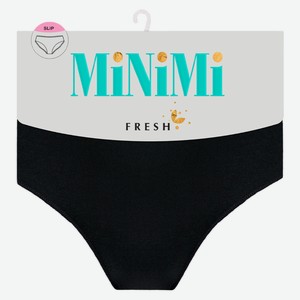 Трусы женские MINIMI MF222 Slip - Nero, без дизайна, 48