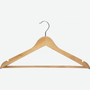 Вешалка для одежды Maxus светлое дерево, 44,5×1,2 см см