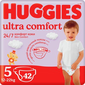 Подгузники Huggies Ultra Comfort 5 12-22кг 42шт