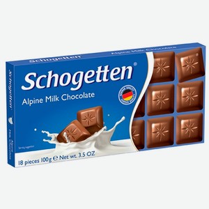 Шоколад Schogetten Альпийский молочный
