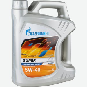 Масло моторное Gazpromneft Super 5W-40, 4 л