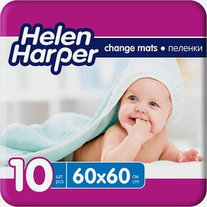 Пеленки Helen Harper Детские впитывающие 60х60 (10 шт)Х2