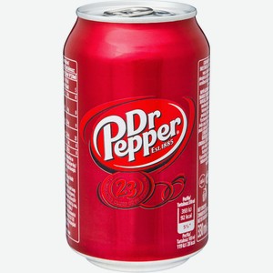 Напиток безалкогольный Dr.Pepper газированный, 330мл