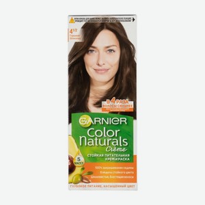 Стойкая крем-краска для волос Garnier Color Naturals Питательная оттенок 4.1/2 Горький шоколад