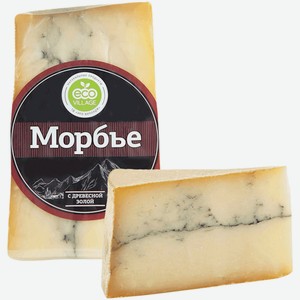 Сыр полутвёрдый Eco Village Морбье Леон 45%, кг