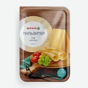Сыр Spar Тильзитер Нарезка 125г