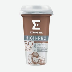 Напиток Exponenta High-pro кисломолочный Кокос-миндаль