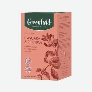 Чайный напиток травяной Greenfield Natural Tisane Cascara & rooibos в пирамидках, 20 шт