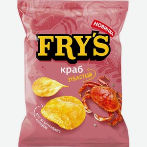Чипсы картофельные Fry s со вкусом Краб, 70 г