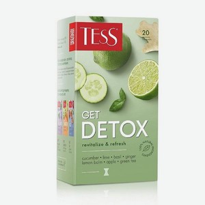 Чай TESS Зеленый Get Detox 20п*1.5г к/уп