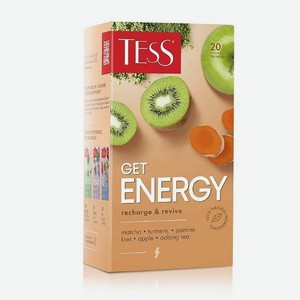 Чай TESS Зеленый Get Energy 20п*1.5г к/уп