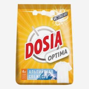 Стиральный порошок Dosia Optima Альпийская свежесть 4 кг