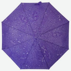 Зонт-автомат женский Raindrops Капли фиолетовый 116 см