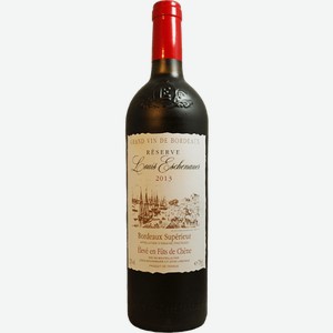 Вино Bordeaux Superieur AOC Louis Eschenauer Reserve 0.75л
