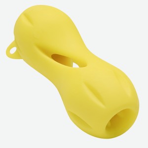 PETSHOP игрушки игрушка для собак  Кость резиновая  для лакомств, желтая (13х5,5 см)