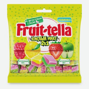 Конфеты жевательные Fruittella Кислый микс 70 г