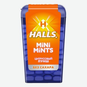 Леденцы Halls mini Mints Цитрусовый пунш 12,5 г