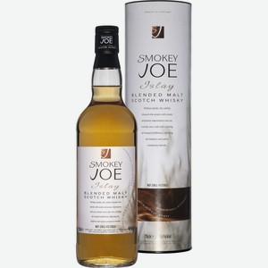 Виски шотландский Smokey Joe Islay солодовый в подарочной упаковке, 0.7л Великобритания