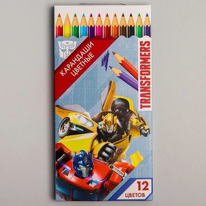Карандаши Hasbro 12 цветов Transformers