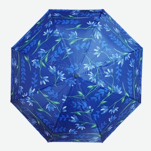 Зонт-полуавтомат женский DropStop синий 112 см