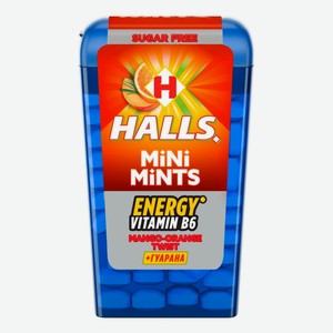 Драже Halls Mini Mints Mango-Orange Twist манго-апельсин 12,5 г