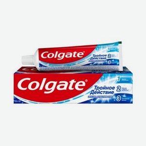 Зубная паста Colgate Тройное действие   экстра отбеливание   100мл