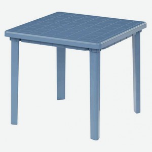 Стол пластиковый Альтернатива цвет: синий, 80×80×74 см