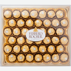 Конфеты Ferrero Rocher молочный шоколад и лесной орех, 525г