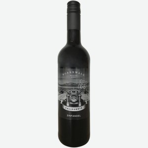 Вино Boardwalk California Zinfandel красное полусухое 13.5%, 750мл