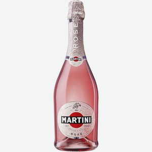 Вино игристое Martini Rose розовое полусухое 10%, 750мл