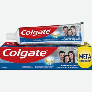 Зубная паста Colgate Максимальная защита от кариеса, с фторидом и кальцием 100 мл