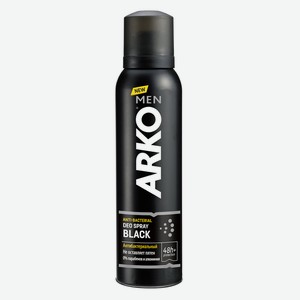 Дезодорант мужской Arko Men Black антибактериальный 150 мл