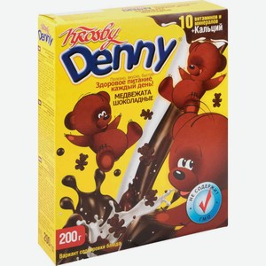 Готовый завтрак Krosby Denny Шоколадные медвежата 200 г