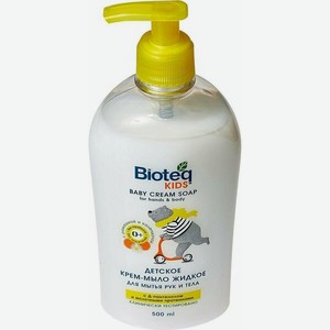 Жидкое крем-мыло детское Bioteq Kids для рук и тела 500 мл