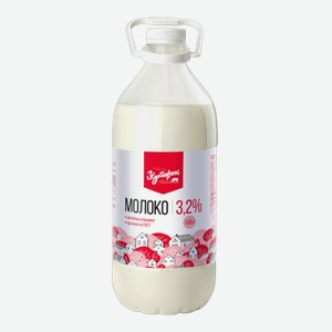 Молоко Хуторок пастеризованное 3,2% 1.85 л