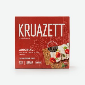 Хлебцы Kruazett тонкие ржаные 200 г