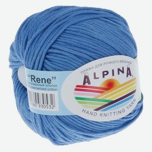 Пряжа Alpina rene 087 бледно-синий, 50 г