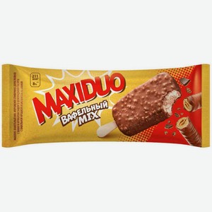 Мороженое сливочное Maxiduo Вафельный микс, 63 г