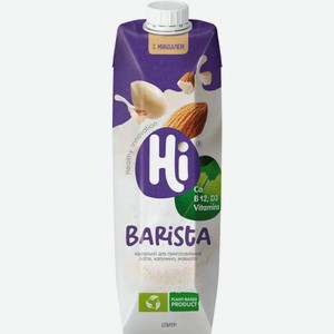 Напиток соевый Hi Barista с миндалем 1,8%, 1 л