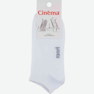 Носки женские Cinema укороченные Sport цвет: белый, 35-37 р-р