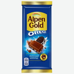 Шоколад молочный Alpen Gold Oreo, 90 г