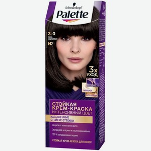 Крем-краска для волос Palette Интенсивный цвет N2 Темно-каштановый 110 мл